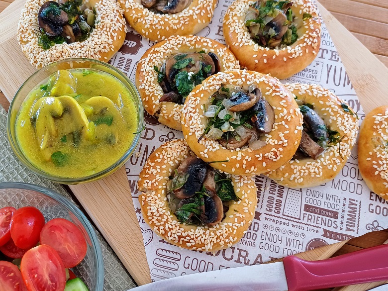 Delicious Mushroom Rolls