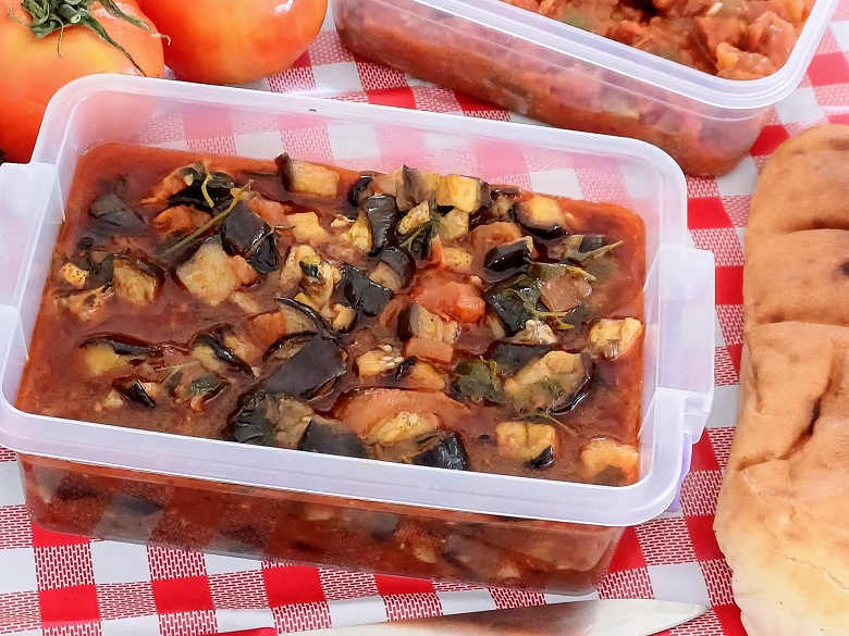 Moroccan Zaalouk - Cooked Eggplant & Tomato Salad Moroccan Zaalouk - Cooked Eggplant & Tomato Salad