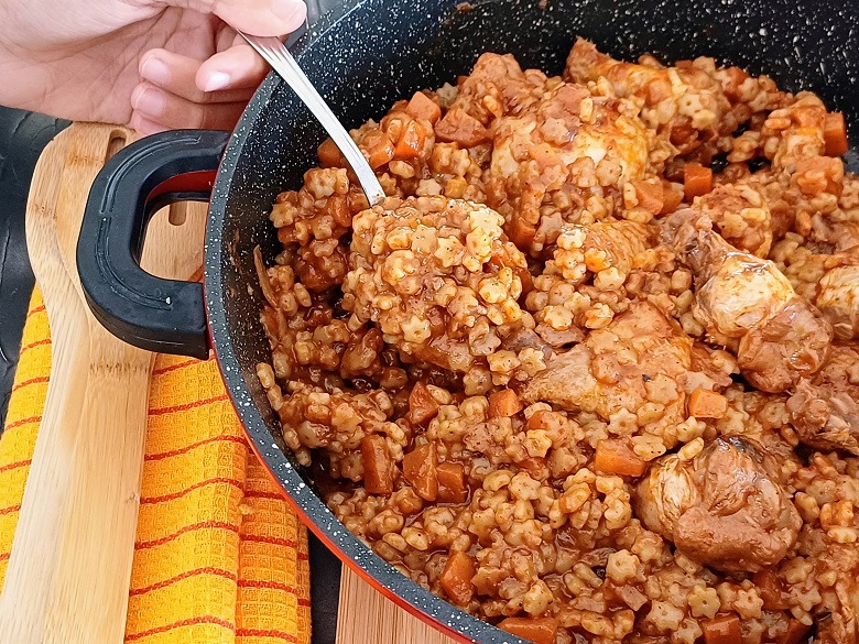 One Pot Chicken and Israeli Couscous One Pot Chicken and Israeli Couscous