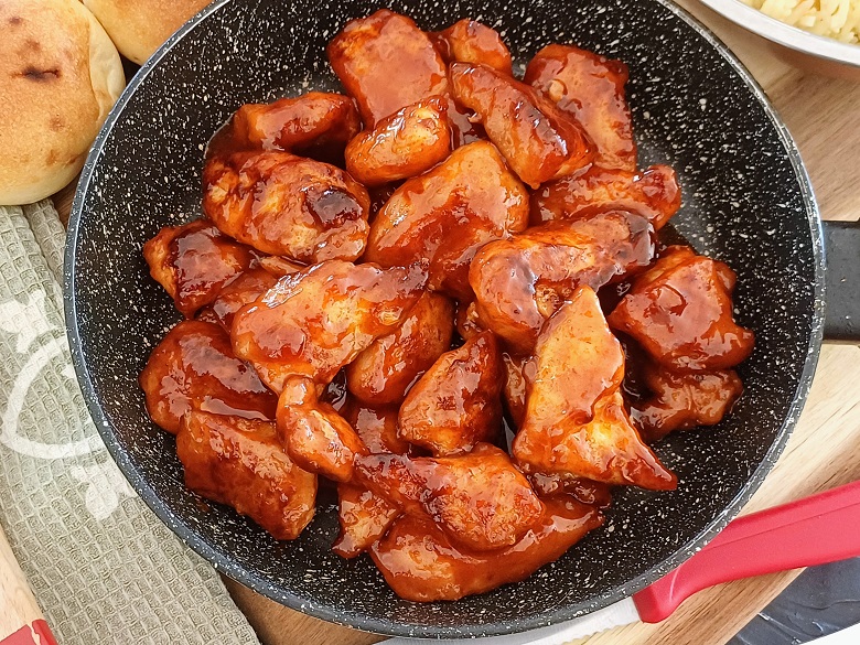 Chicken Breast in Sweet and Sour Sauce