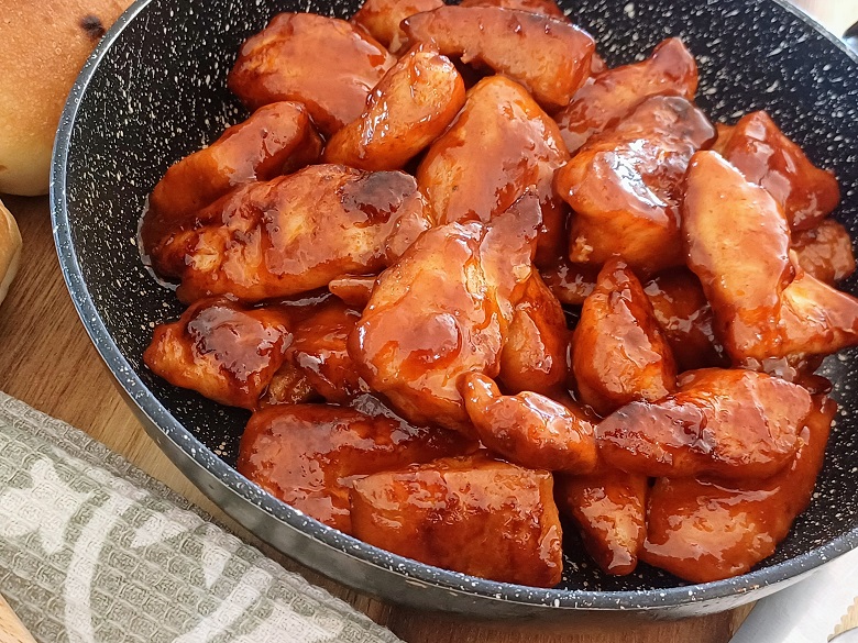 Chicken Breast in Sweet and Sour Sauce