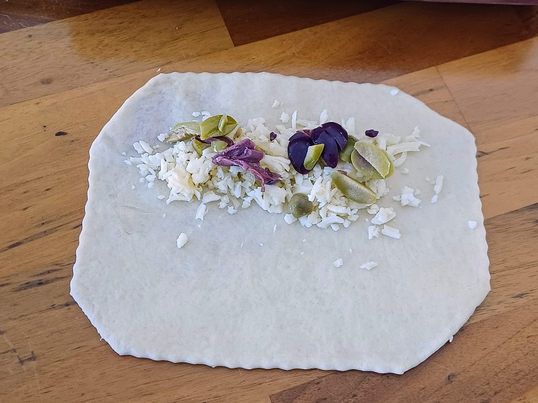 Cheese and Olive Fingers