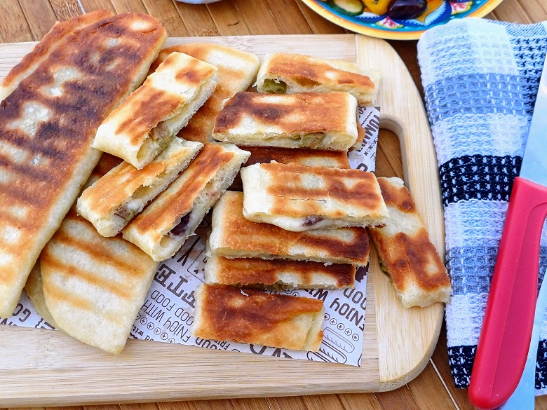 Cheese and Olive Fingers