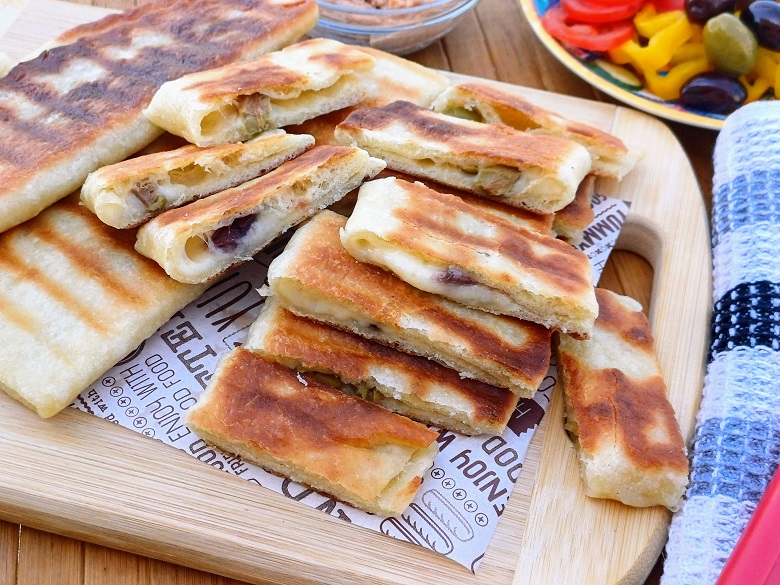 Cheese and Olive Fingers