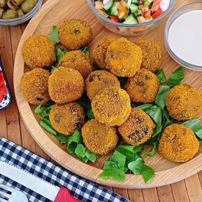 Eggplant Falafel