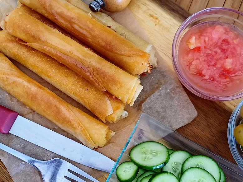 Quick & Easy Crispy Cheese Rolls