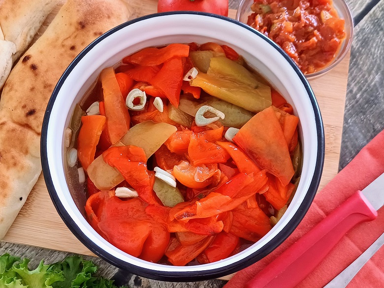 Homemade Roasted Red Peppers