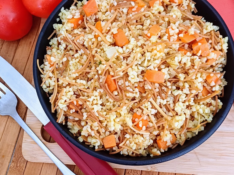 Bulgur with carrots Bulgur with carrots
