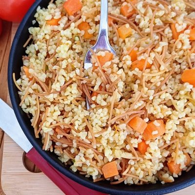 Bulgur with carrots