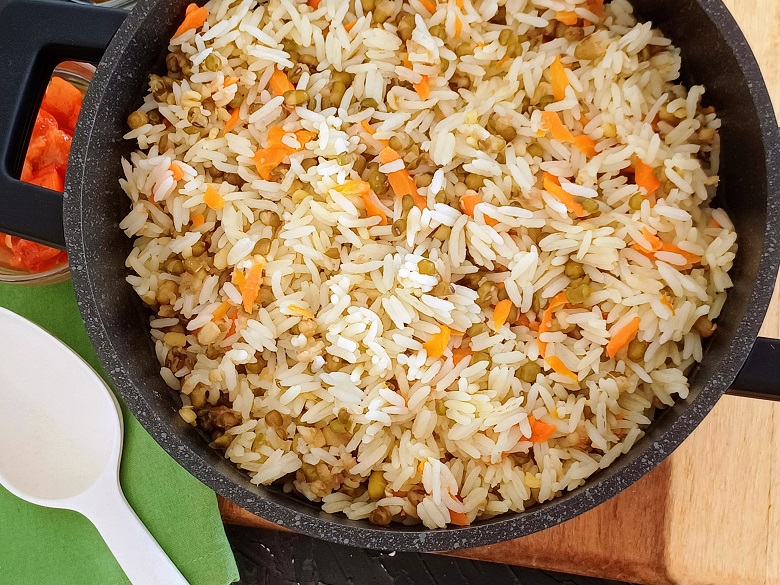 Rice with Mung Beans