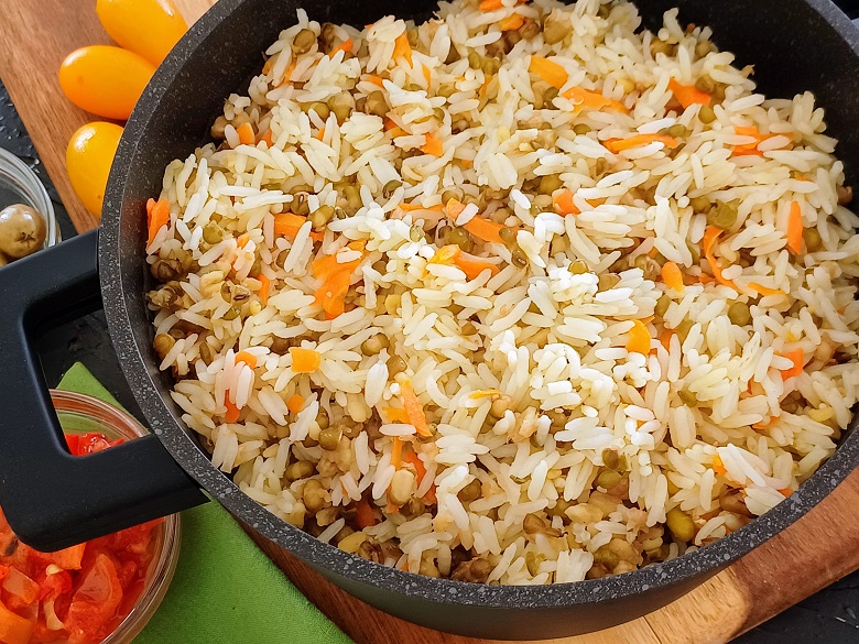 Rice with Mung Beans