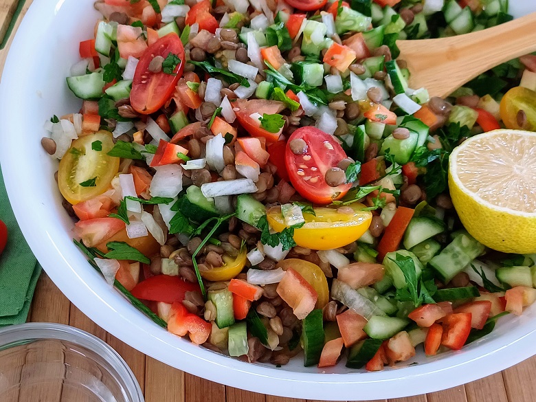 Lentil Salad {Easy & Healthy}