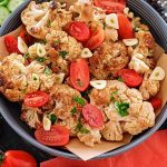 Fried cauliflower salad