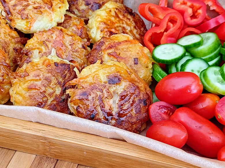 Baked Potato and Sweet Potato Latkes