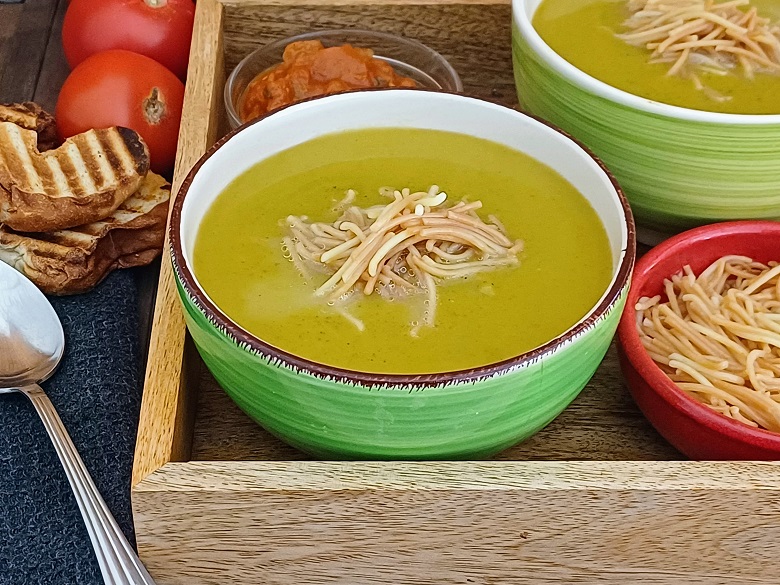 Split Pea and Noodle Soup