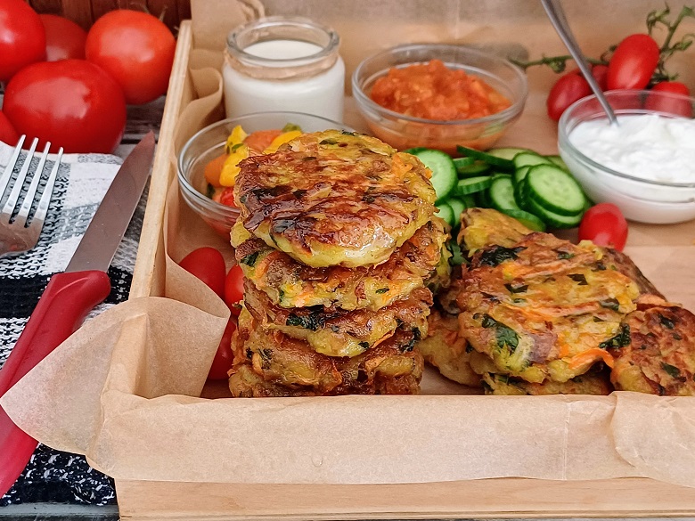 Fried Veggie Fritters