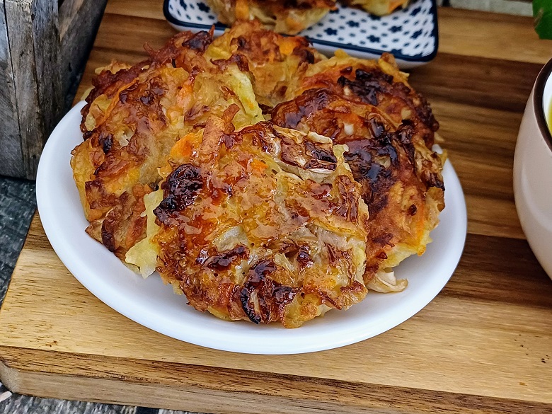 Cabbage and Veggie Fritters
