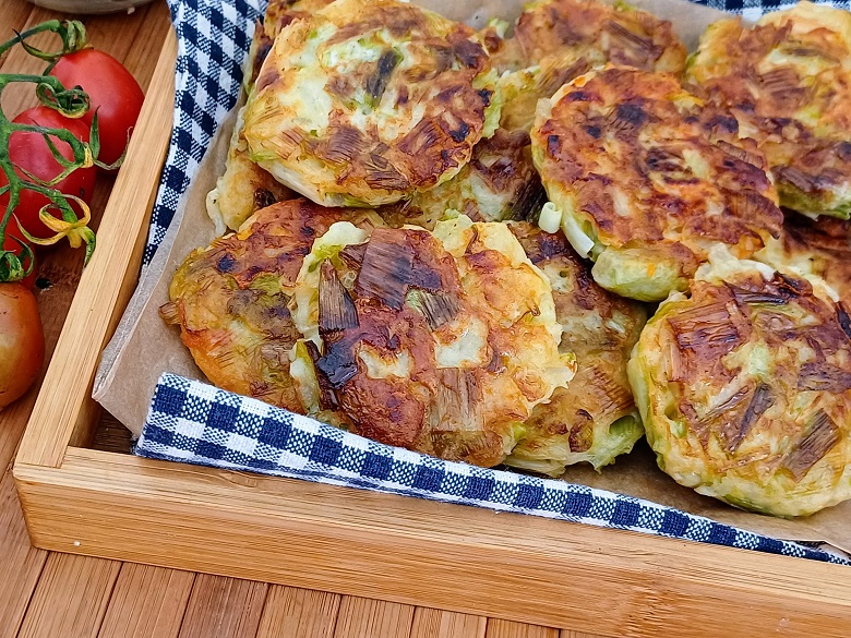 Leek patties