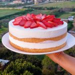 Strawberry Whipped Cream Cake