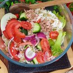 Tuna Rice and Vegetable Salad