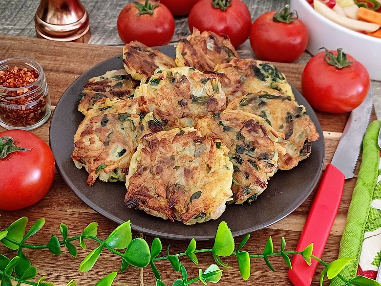 Swiss Chard and Potato Fritters