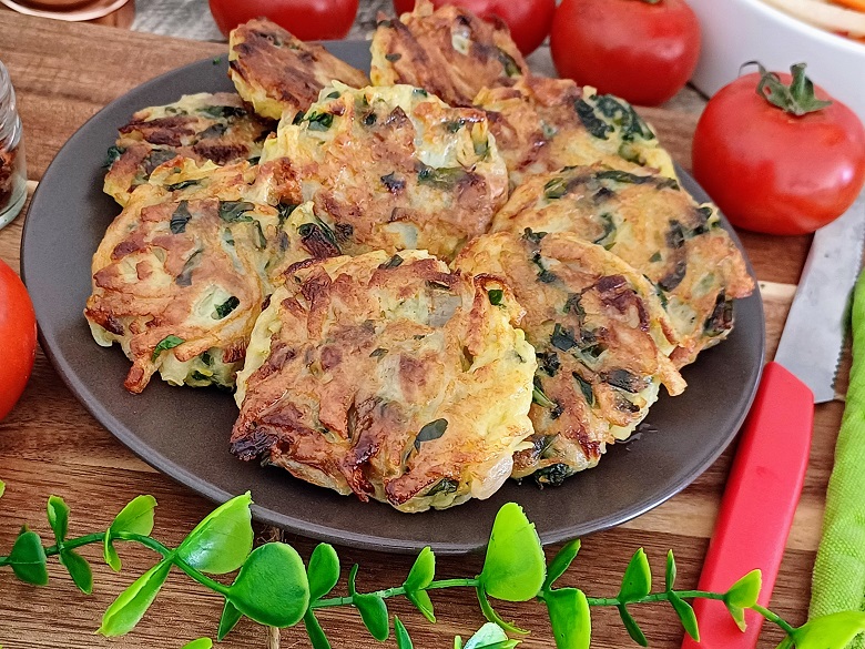 Swiss Chard and Potato Fritters