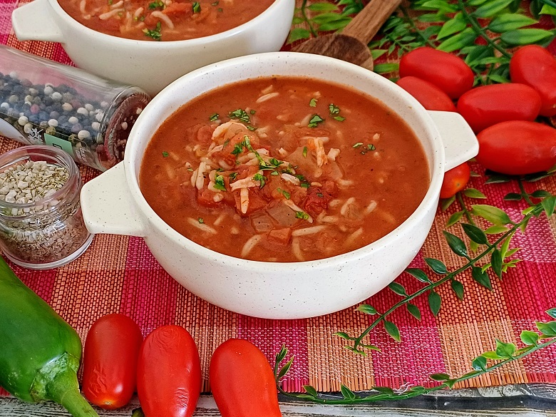 Tomato Rice Soup