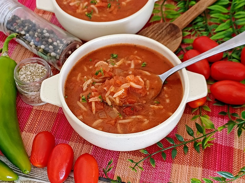 Tomato Rice Soup