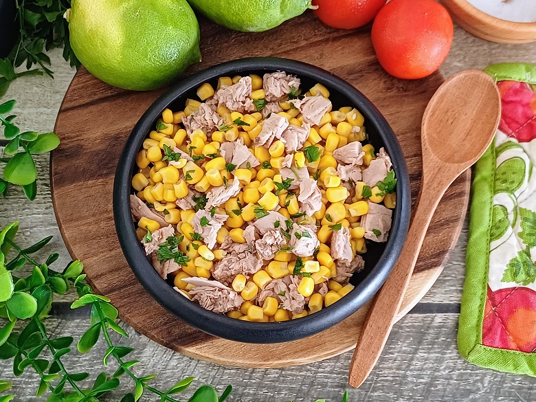 Tuna Corn Salad Recipe with Mayonnaise