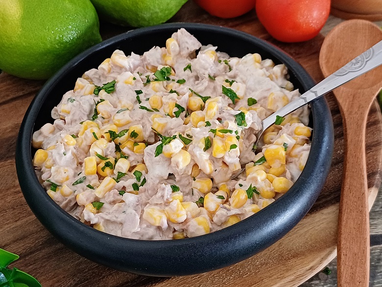 Tuna Corn Salad Recipe with Mayonnaise