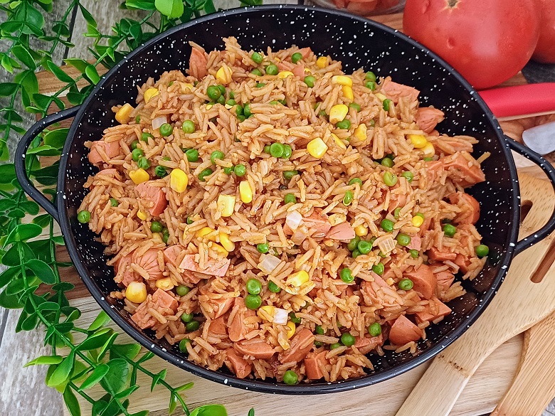 Sausages and Rice - One Pot!