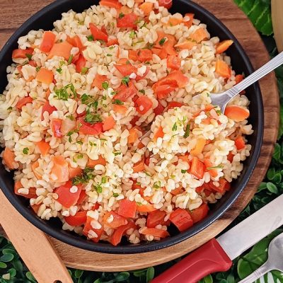 One-Dish Wonder: Bulgur with Vegetables