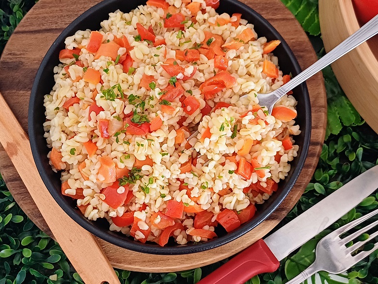 One-Dish Wonder: Bulgur with Vegetables