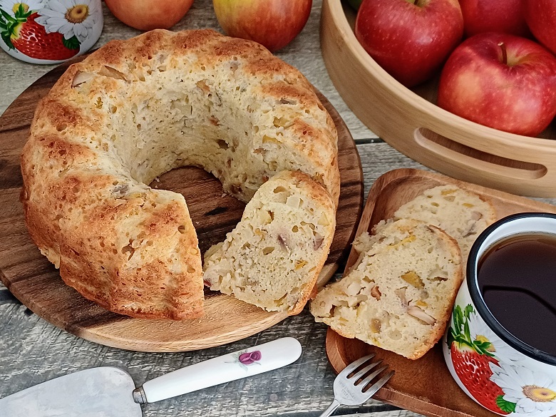Easy Nectarine Loaf Cake
