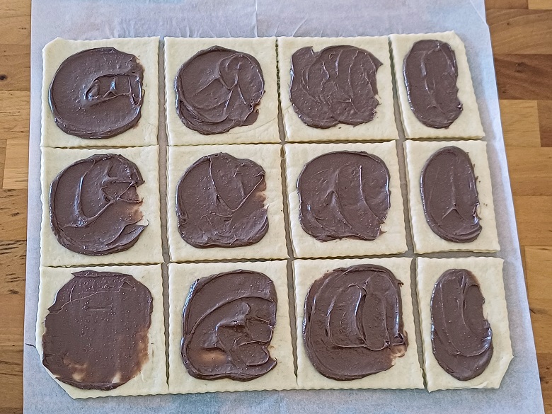 Mini Chocolate Yeast Rugelach