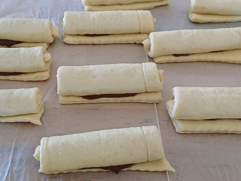 Mini Chocolate Yeast Rugelach