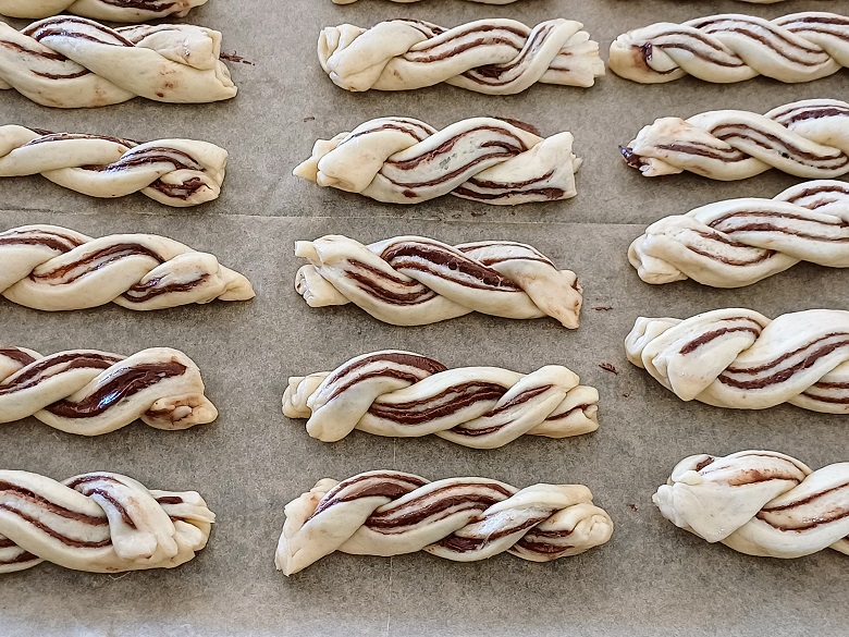 Mini Chocolate Yeast Rugelach
