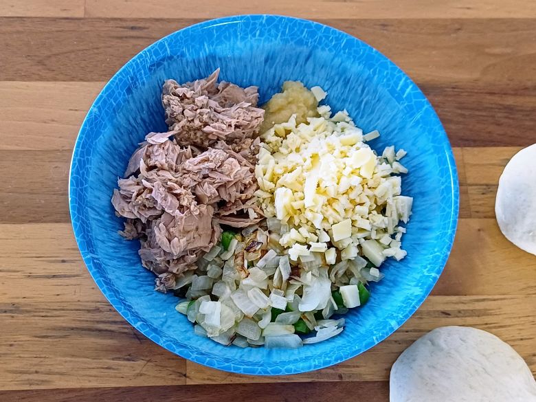 Tuna and Cheese Pastries: Pan Fried or Baked Recipe Tuna and Cheese Pastries: Pan Fried or Baked Recipe