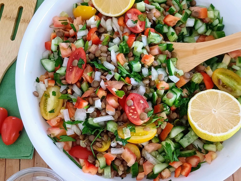 Lentil Salad {Easy & Healthy}