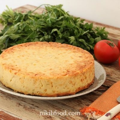 Crustless corn quiche recipe