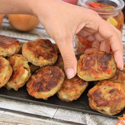 Eggplant Vegan Fritters