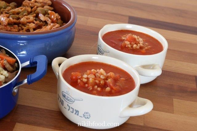 Tomato And Pearl Barley Soup / Photo :nikib Tomato And Pearl Barley Soup