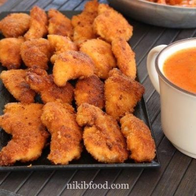 Chicken tender schnitzel