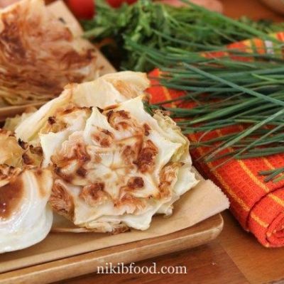 Crispy Roasted Low-Cal Cabbage