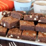 Tahini brownies