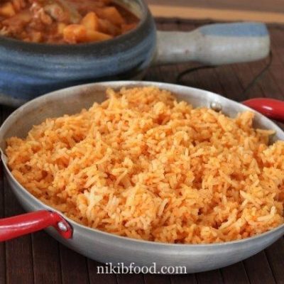 Orange rice recipe