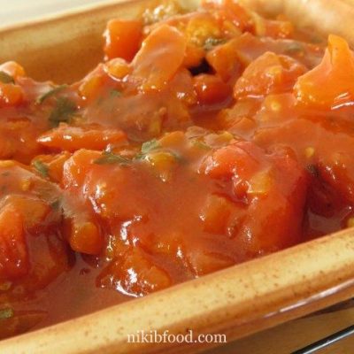 Fish balls in tomato sauce