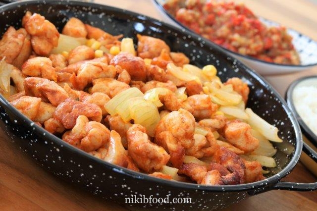 Chicken Breast with Corn