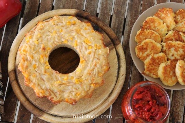 Israeli Couscous and Corn casserole / Photo : nikib Israeli Couscous and Corn casserole