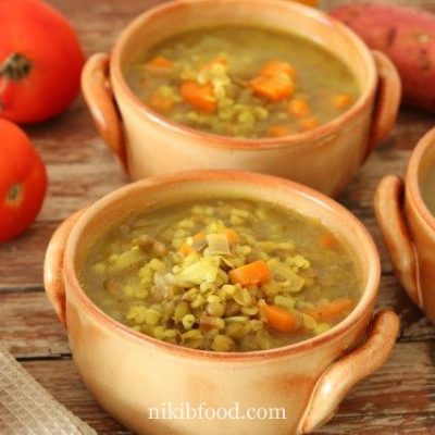 Lentil Barley Soup